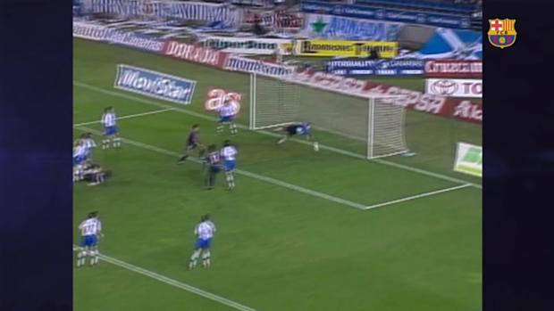 Carles Puyol's bicycle kick goal against Tenerife
